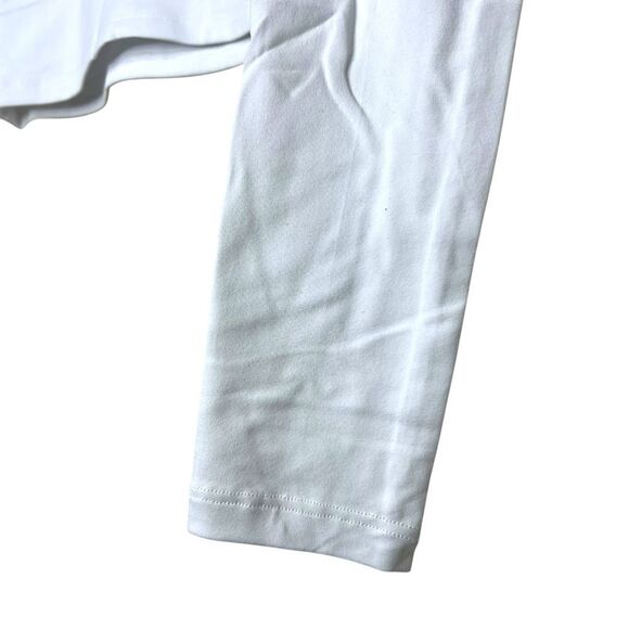 NEW Susana Monaco Square Wire Long Sleeve Crop Top Sugar Large - Picture 4 of 13